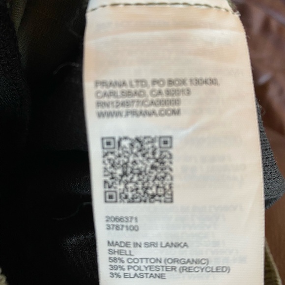 Olive Green Outdoorsy Pants prAna - Picture 5 of 5